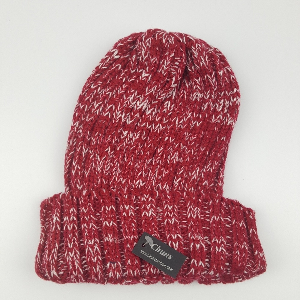Red & White Winter Beanie {Chuns}